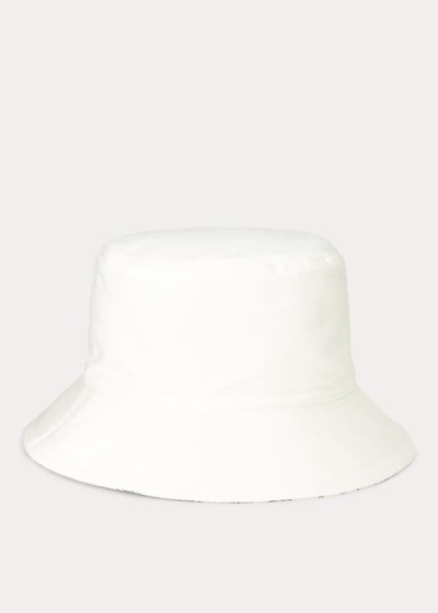 Sombreros Ralph Lauren Mujer Blancos / Creme - Reversible Rain - RQDEN6415